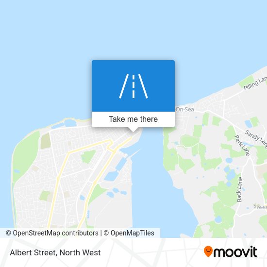Albert Street map