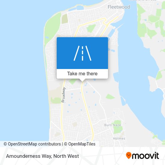 Amounderness Way map