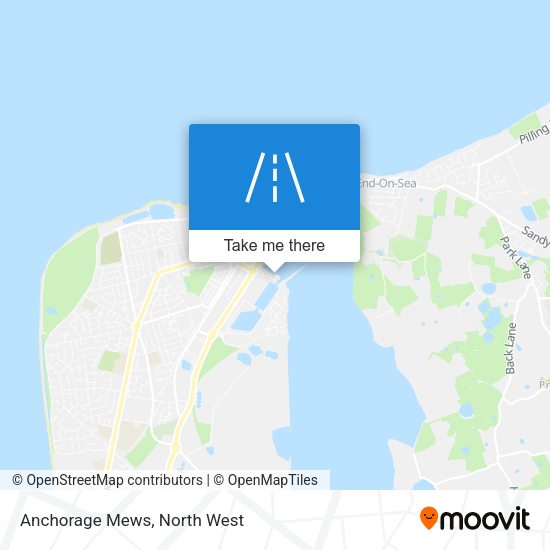 Anchorage Mews map