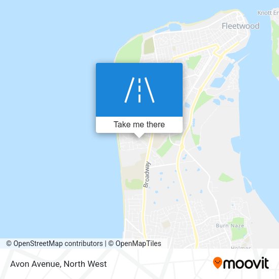 Avon Avenue map
