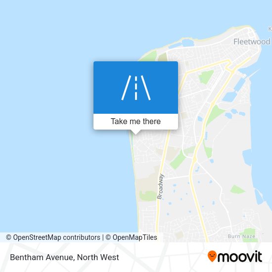 Bentham Avenue map