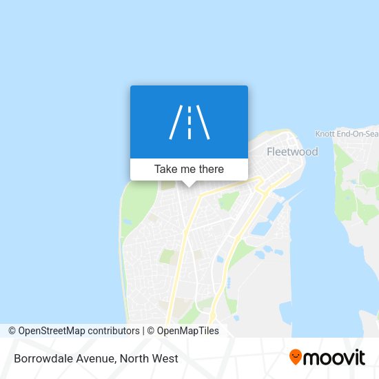 Borrowdale Avenue map