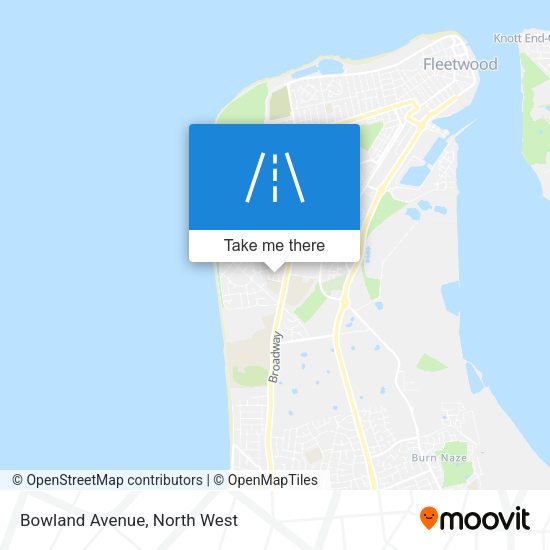Bowland Avenue map