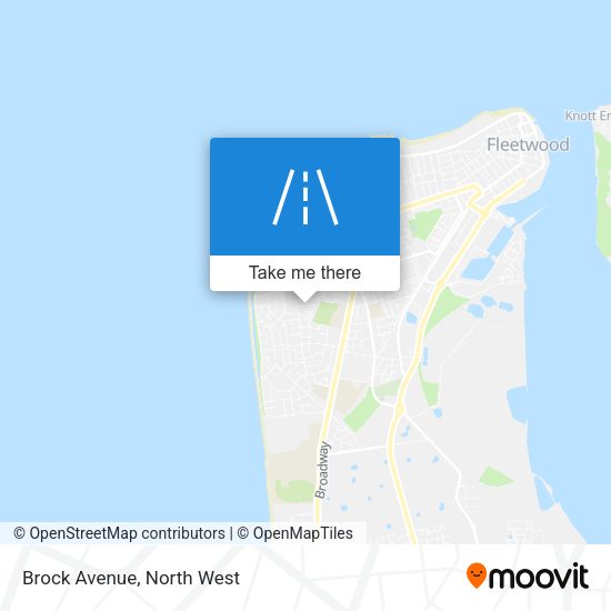 Brock Avenue map