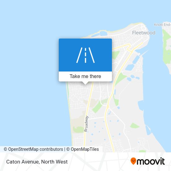 Caton Avenue map