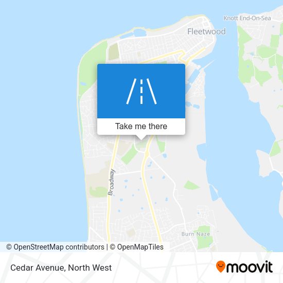 Cedar Avenue map