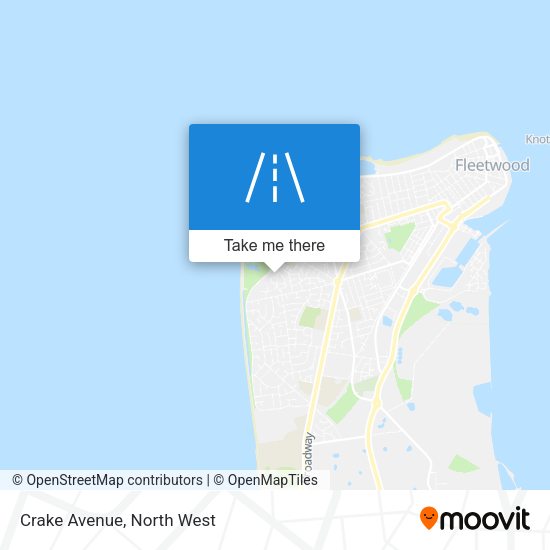 Crake Avenue map