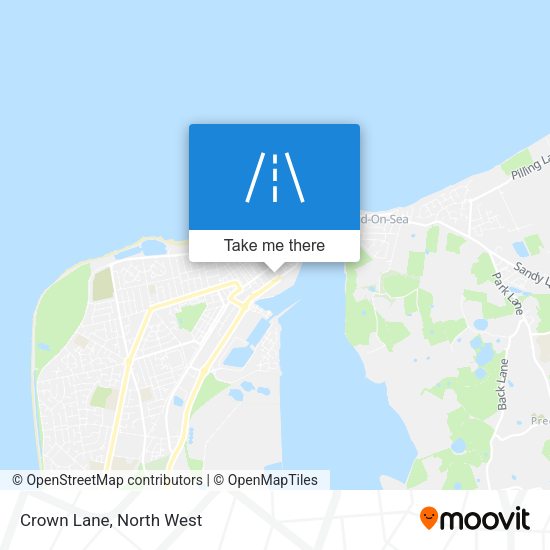 Crown Lane map
