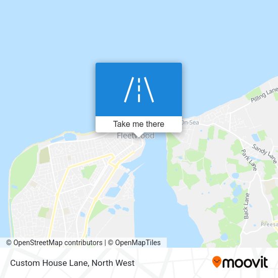 Custom House Lane map