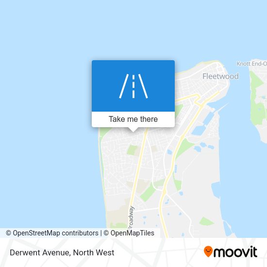 Derwent Avenue map