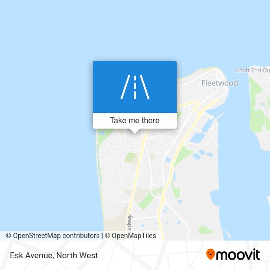 Esk Avenue map