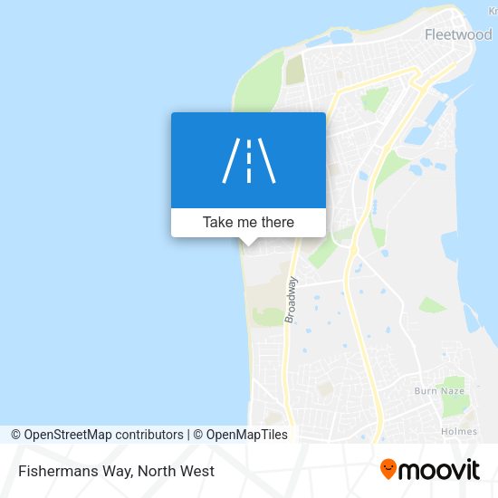 Fishermans Way map