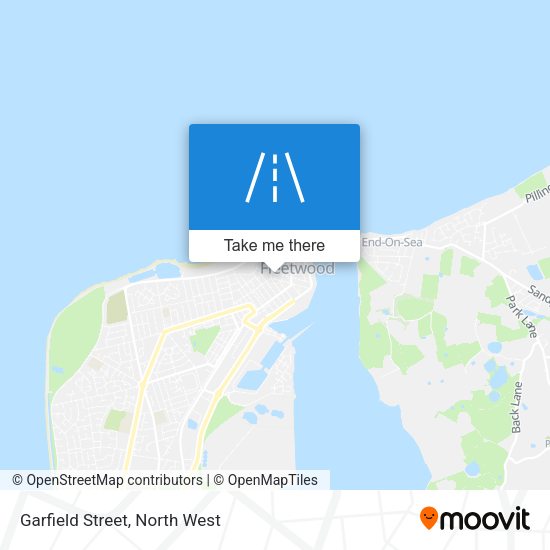 Garfield Street map