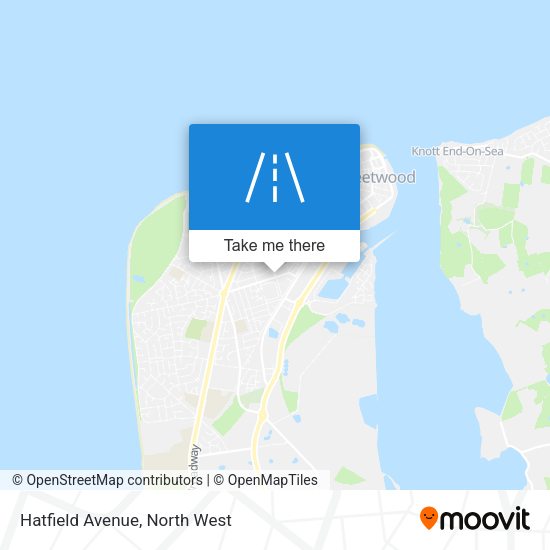 Hatfield Avenue map