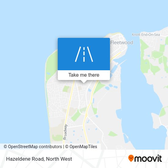 Hazeldene Road map