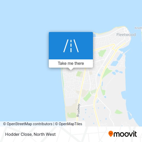 Hodder Close map