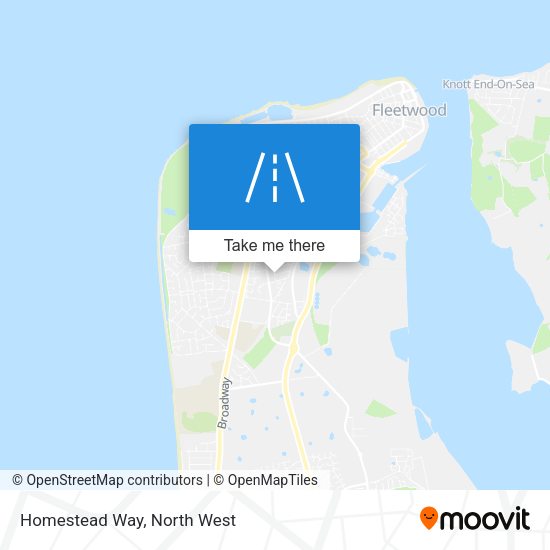 Homestead Way map