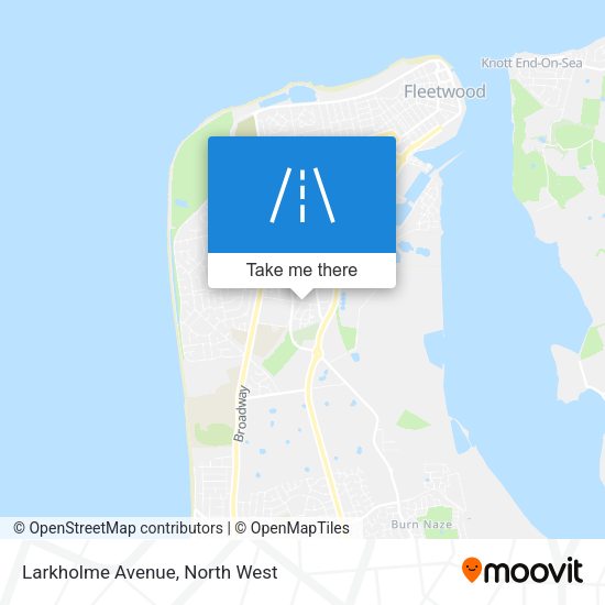 Larkholme Avenue map