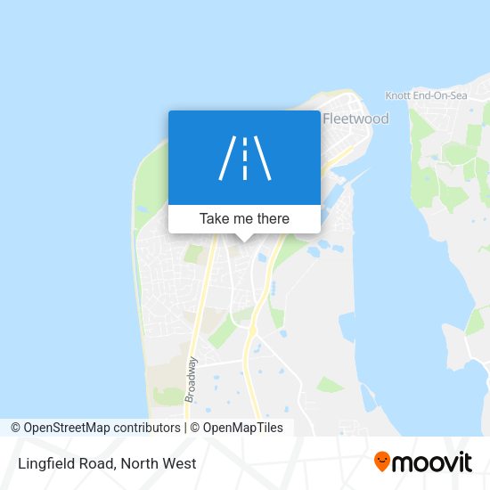 Lingfield Road map
