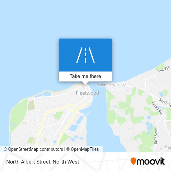 North Albert Street map