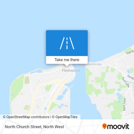 North Church Street map