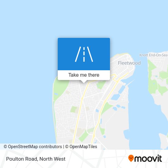 Poulton Road map