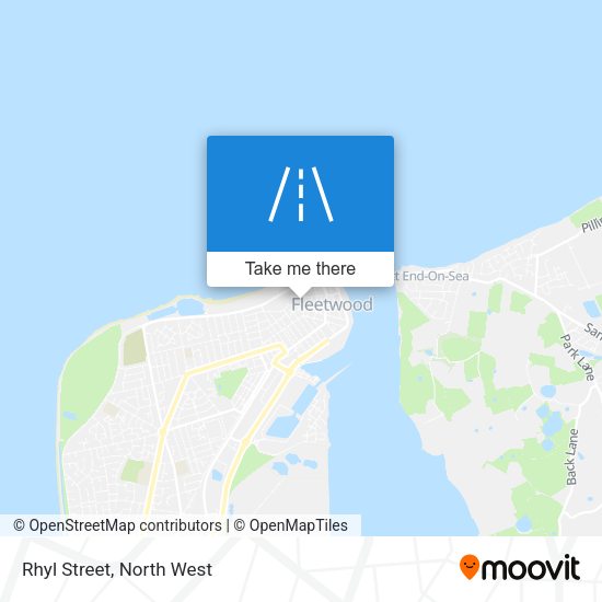 Rhyl Street map