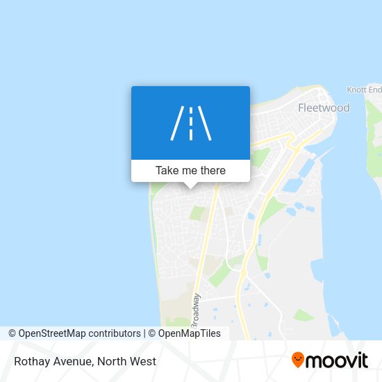 Rothay Avenue map