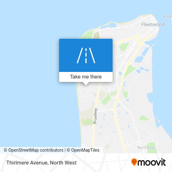 Thirlmere Avenue map
