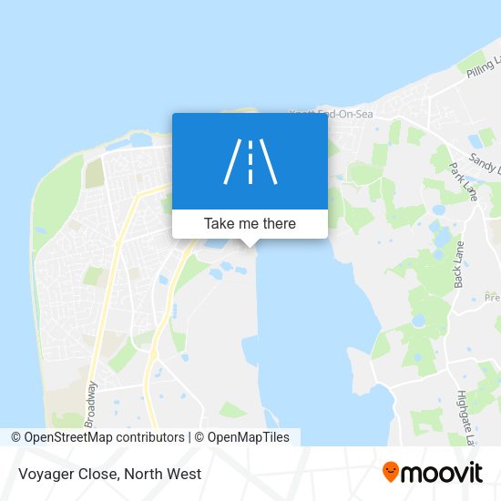 Voyager Close map