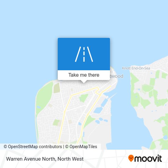 Warren Avenue North map