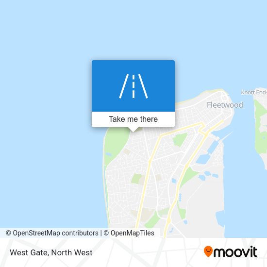 West Gate map
