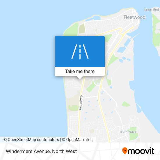 Windermere Avenue map