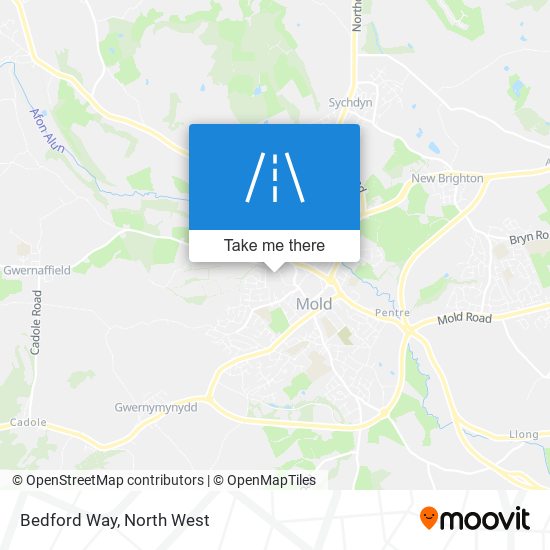 Bedford Way map