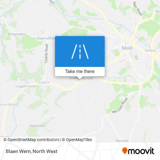 Blaen Wern map