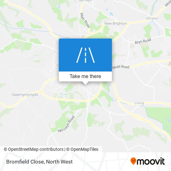 Bromfield Close map