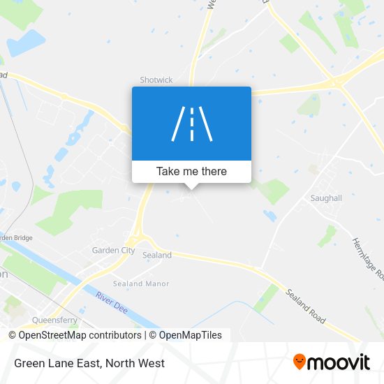 Green Lane East map