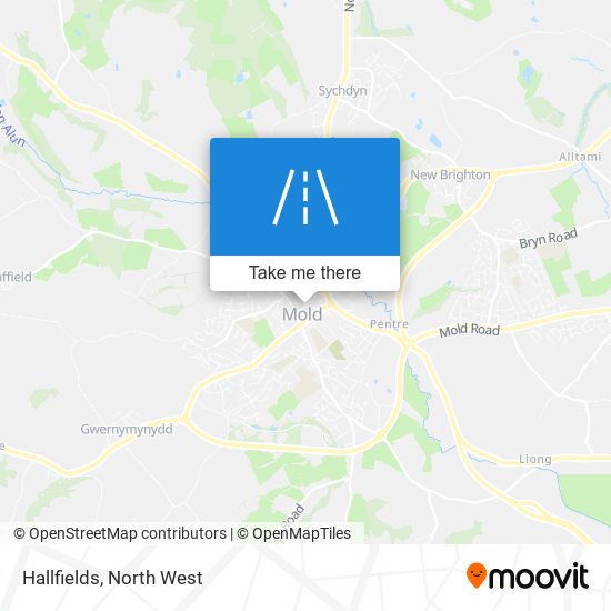 Hallfields map