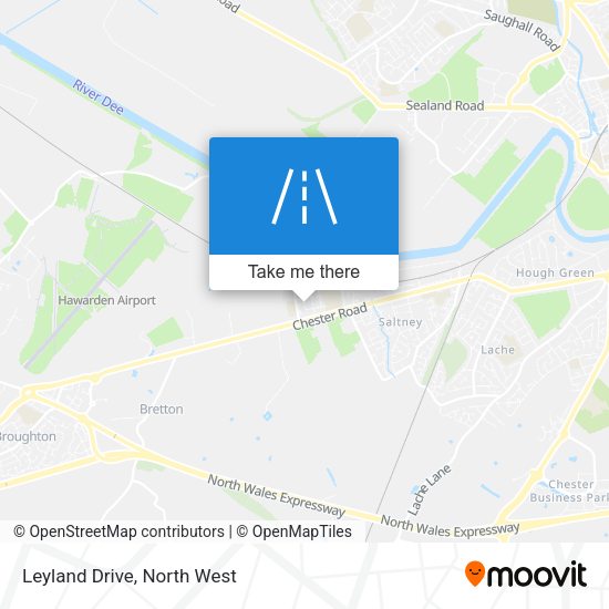 Leyland Drive map