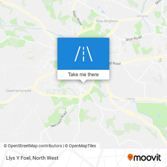 Llys Y Foel map