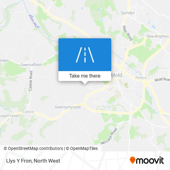 Llys Y Fron map