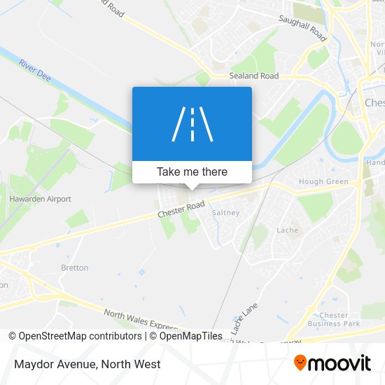 Maydor Avenue map