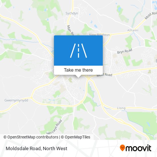 Moldsdale Road map