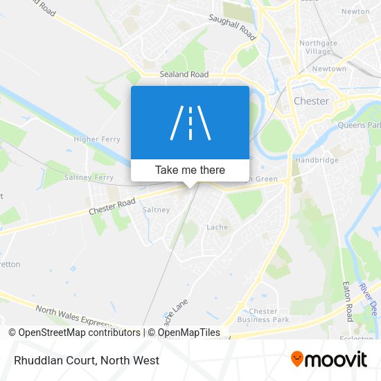Rhuddlan Court map