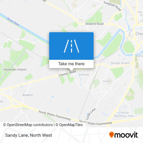 Sandy Lane map