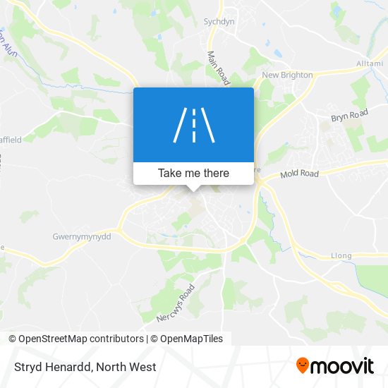 Stryd Henardd map