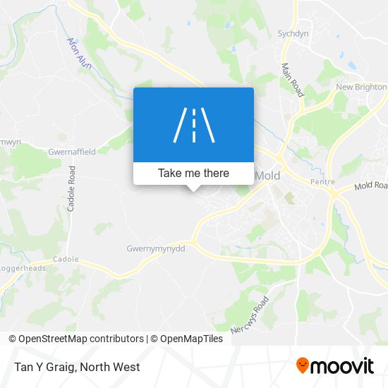 Tan Y Graig map