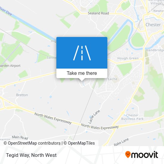 Tegid Way map