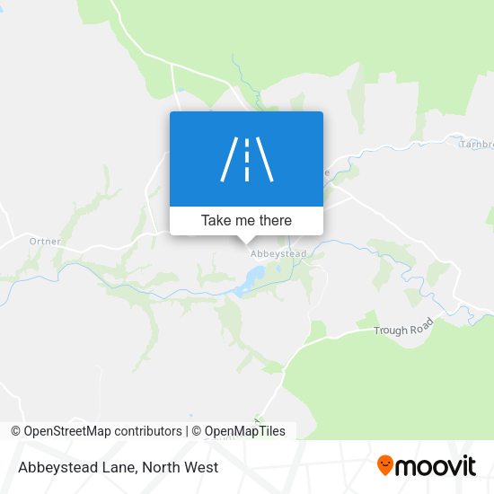Abbeystead Lane map
