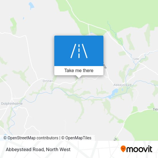 Abbeystead Road map